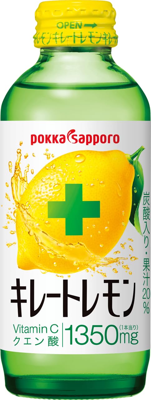 Amazon | キレートレモン 155ml 24本瓶（6本×4パック）ポッカサッポロ